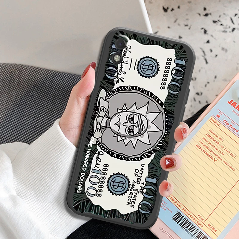 rick and morty amine cartoon phone case for xiaomi poco f3 gt x3 pro x3 gt m3 m3 pro nfc x3 silicone funda coque black cover free global shipping