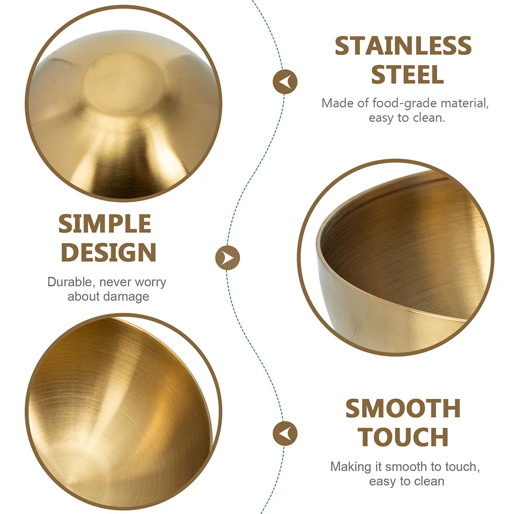 Салатница из нержавеющей стали универсальный контейнер для закусок