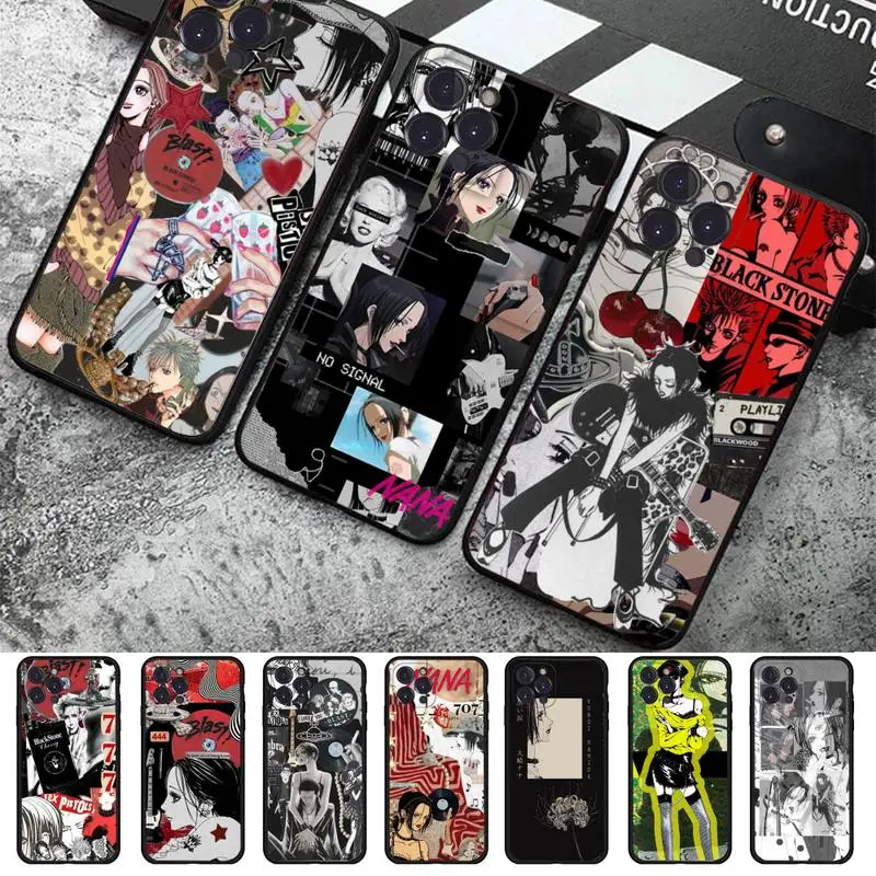 

Nana Osaki Anime Phone Case For iPhone 14 11 12 13 Mini Pro Max 8 7 6 6S Plus X SE 2020 XR XS Funda Case