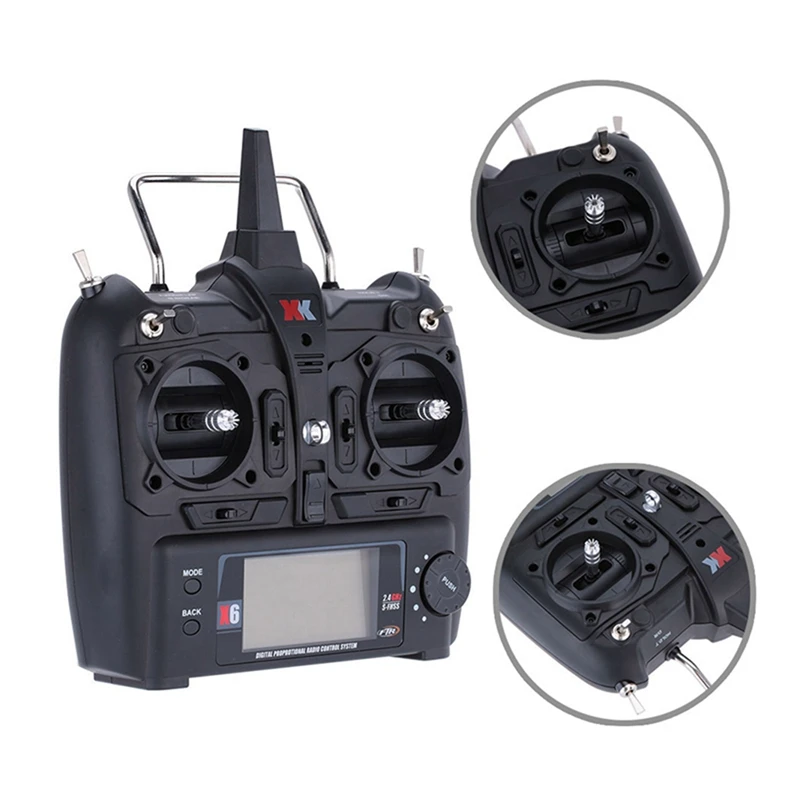 Фото Пульт дистанционного управления X6 для Wltoys XK A500 A220 A250 A210 A160 №3