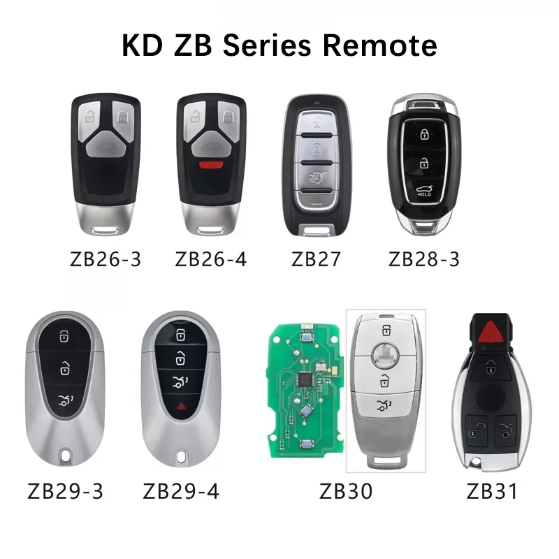 

KEYDIY Universal KD ZB Series ZB26 ZB27 ZB28 ZB29 ZB30 ZB31 For Benz BMW Style Smart Remote Control KD-X2 Key Programmer