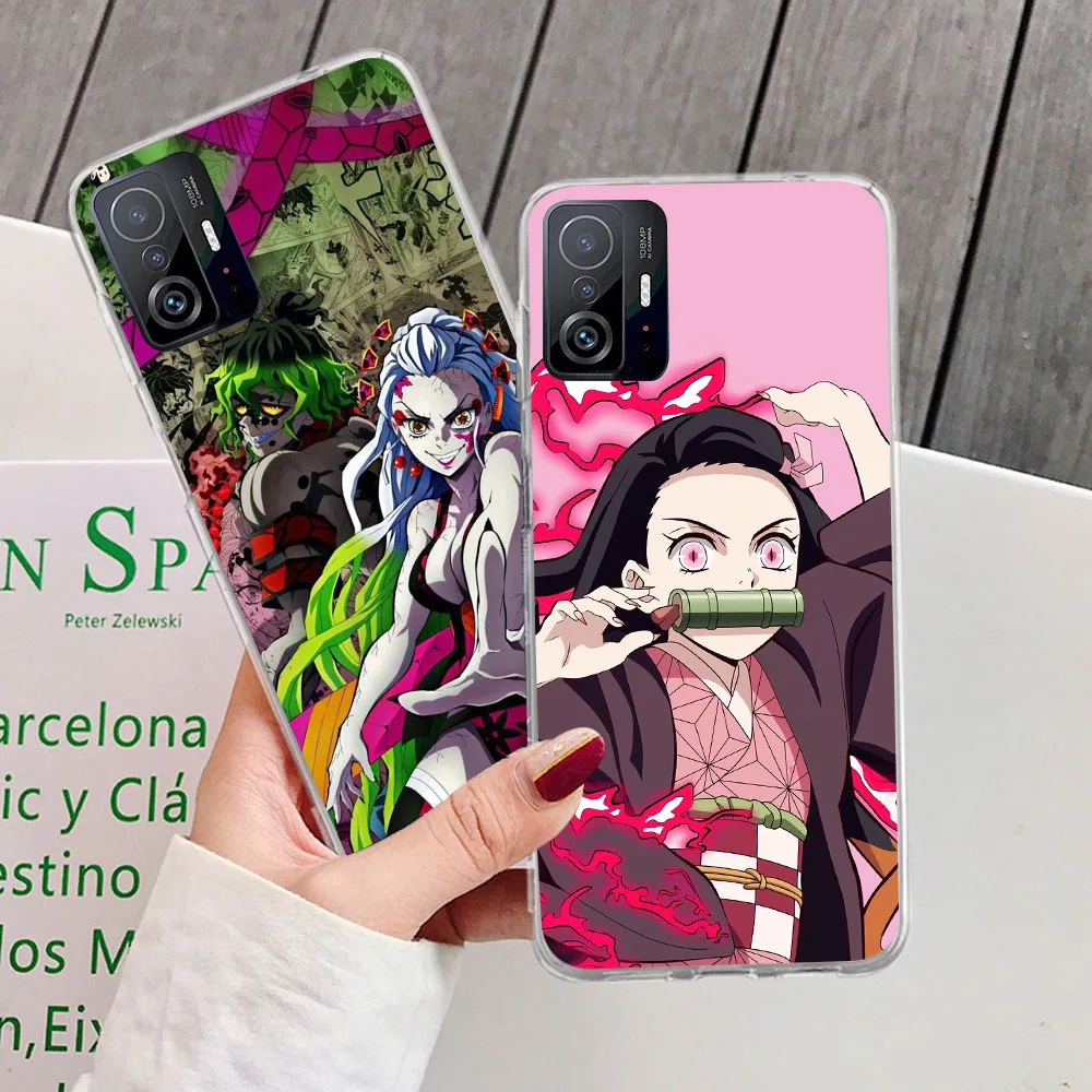 HZ-20 Demon Slayer Soft чехол для Tecno Pova 2 3 4 Neo Camon 15 16 17 17P 18 18T 18P 18i 19 Premier Pro