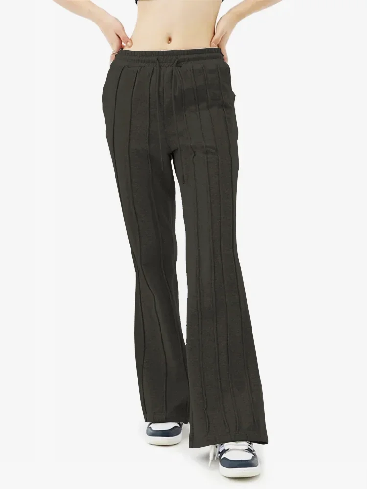 Рисунок 2 - Винтажные черные спортивные брюки QWEEK Y2K для женщин