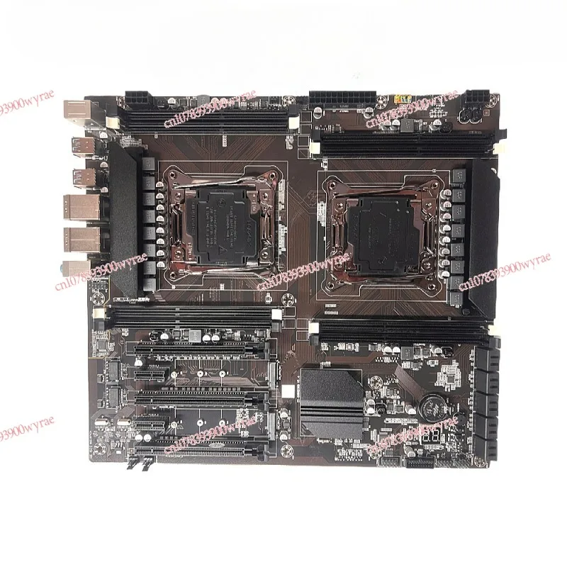 X99 двусторонняя игровая основная плата 2011-V3 DDR3 X8D двусторонняя, двойная сетевая интерфейсная карта