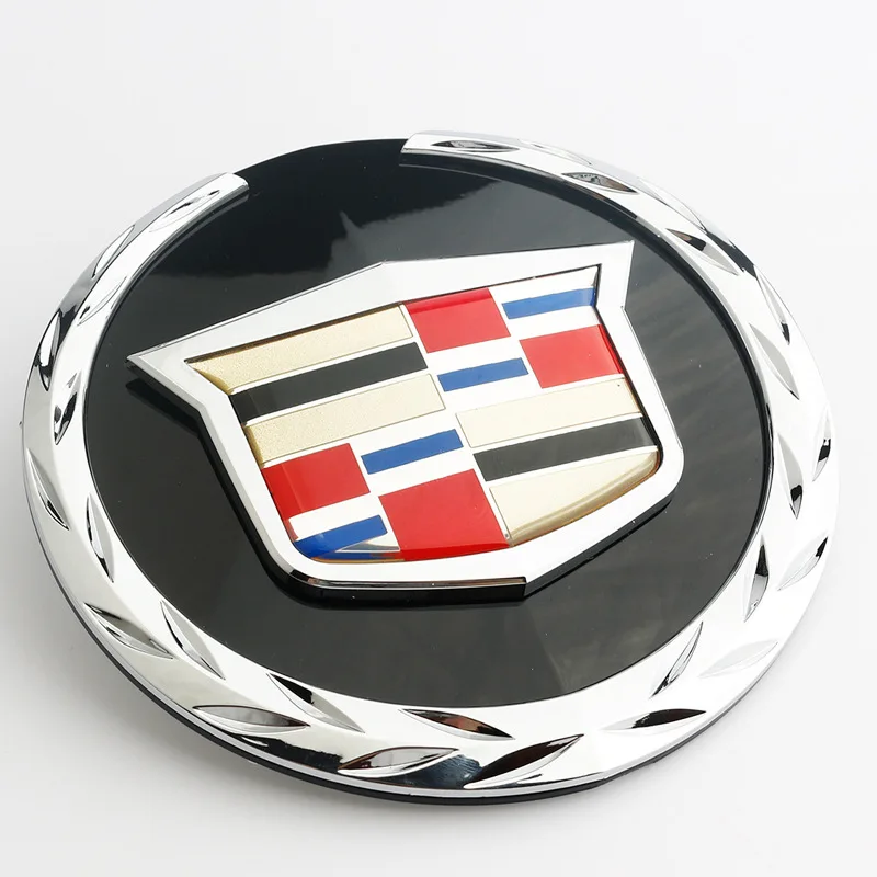 

135 мм логотип Cadillac Escalade 2007-2014 автомобиль ABS автостайлинг Передняя головка Центральная решетка эмблема значок наклейка аксессуары