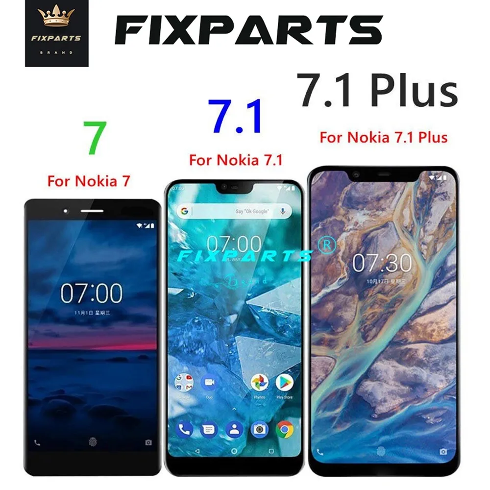 

Протестированный 7.1 ЖК-дисплей для 5,2 "Nokia 7 ЖК-дисплей с сенсорным экраном дигитайзер сборка Замена для Nokia 7,1 Plus ЖК-экран