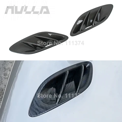 Для Xiaomi YU7 Max 2025-2026 капот двигателя, боковая крышка вентиляционного отверстия, накладка из АБС-пластика, карбоновый передний капот, защитные аксессуары для воздушного отверстия