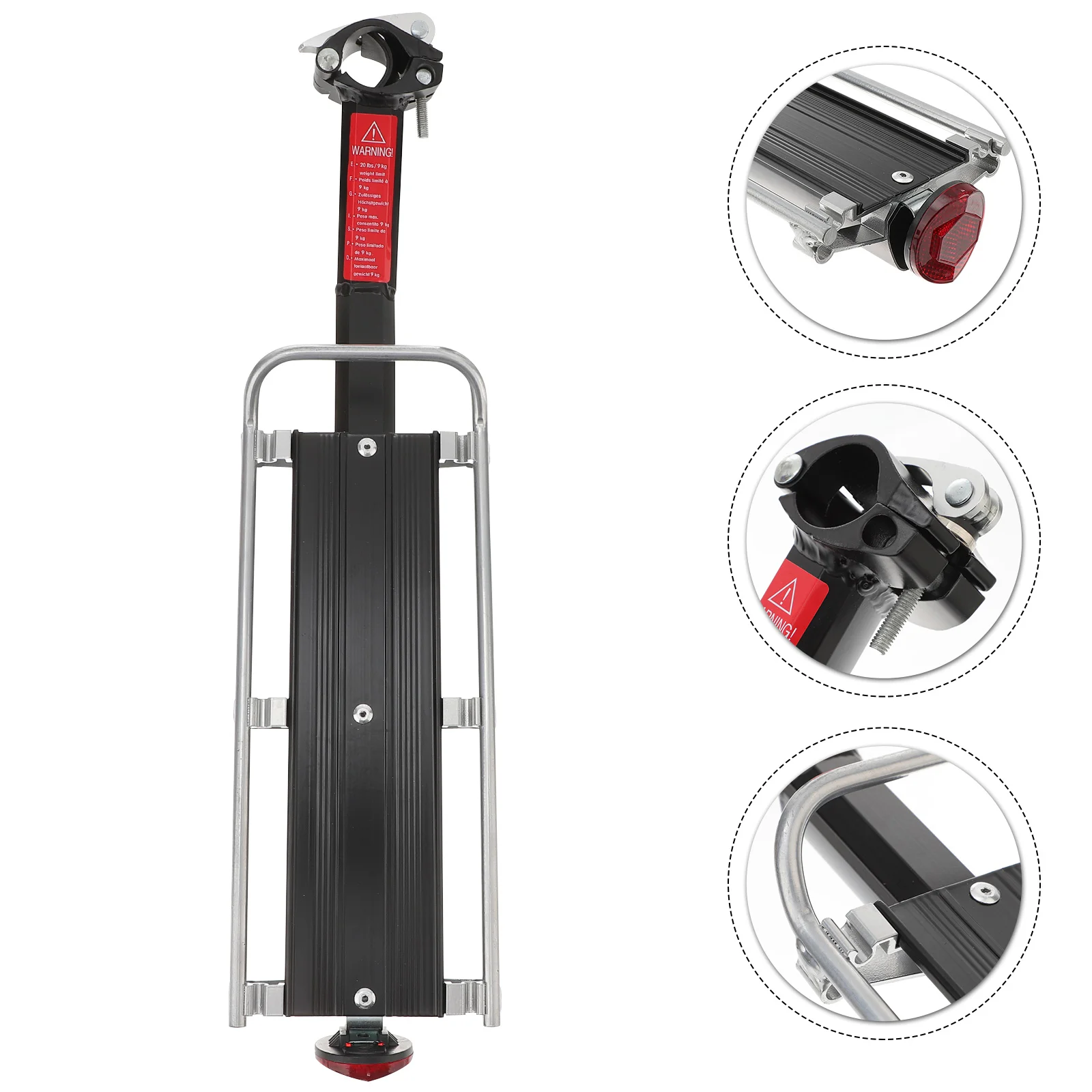 

1Pc Bike Carrier Rack Practical Portable Bike Carrier Rack for Bike Cycling