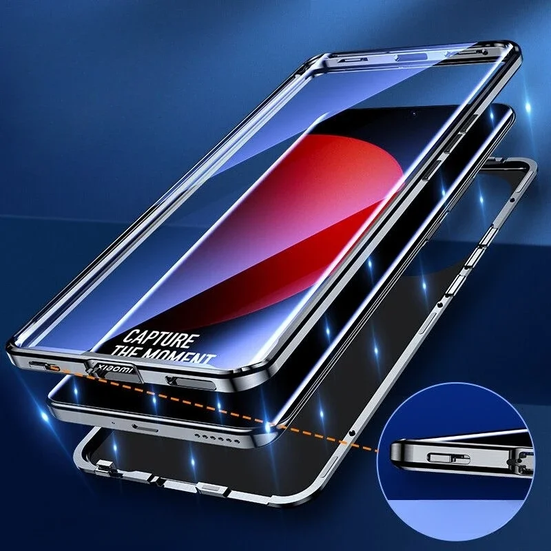 Для Realme 13 Pro Plus 13Pro магнитное адсорбционное двухстороннее закаленное стекло