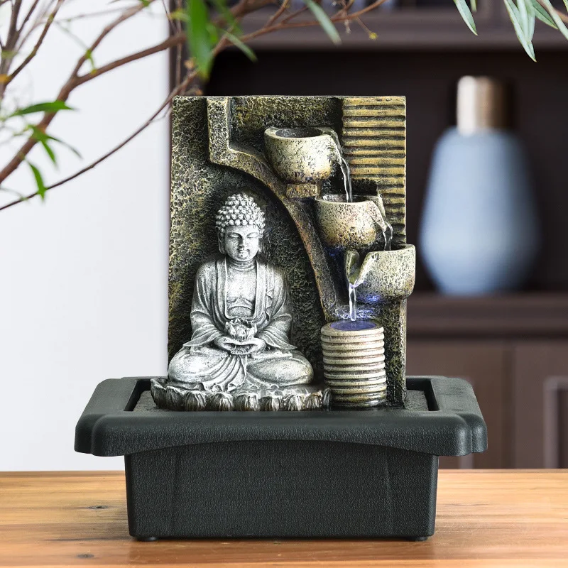 Фантастические подарки водный фонтан со светодиодной подсветкой 4-слойный