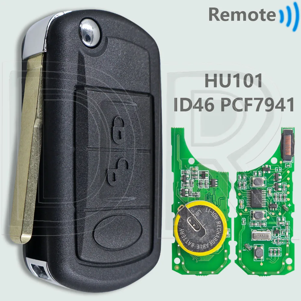 

DR ID46 PCF7941 315/433 МГц аккумуляторная батарея HU101/HU92 откидной автомобильный дистанционный ключ для Land Rover Range Rover Sport Discovery 3