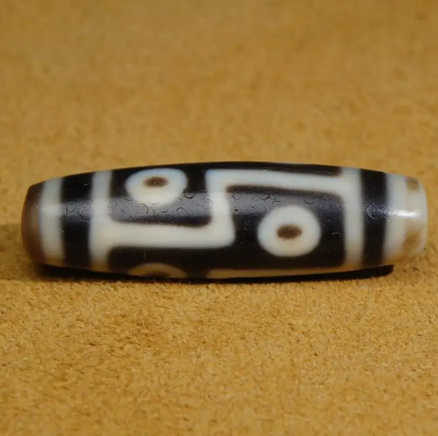 Масляные гладкие старые Агаты древние тибетские бусины DZI 6 глаз тотемный Амулет