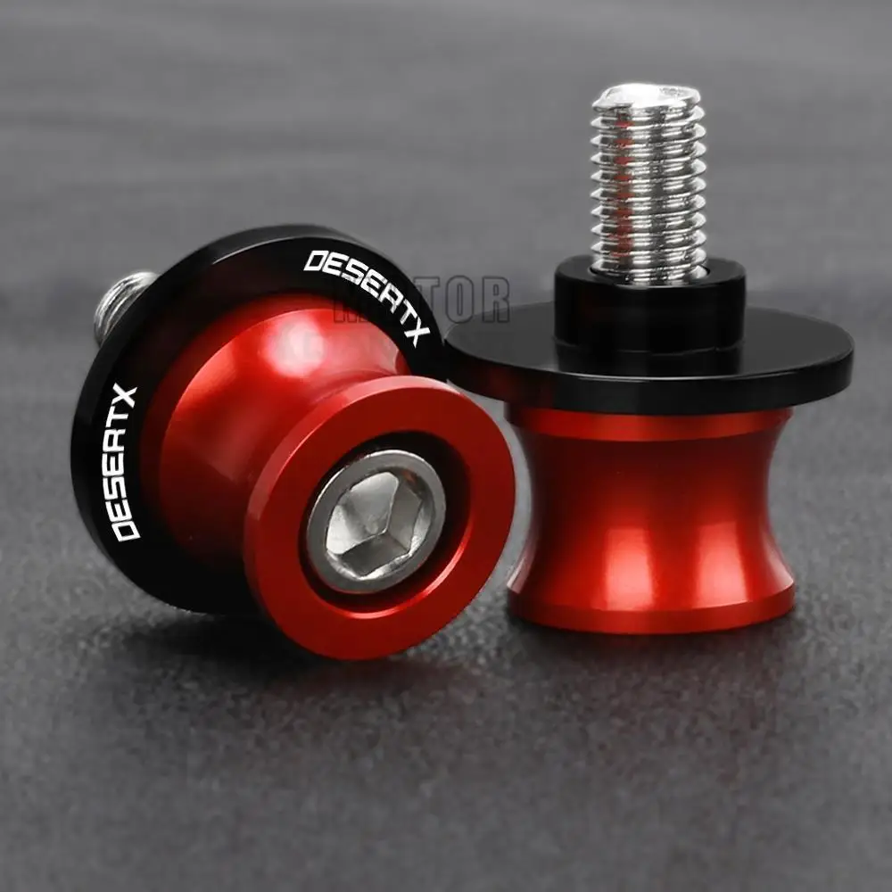 

2023 2022 Desert X Motorcycle Accessories Aluminium 8mm Swingarm Spools FOR DUCATI DesertX Desert-X 2019 2020 Stand Screw Slider