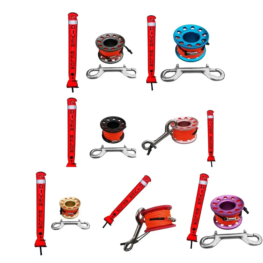 

Professional Scuba Diving SMB Surface Marker Buoy & Reel Equipment