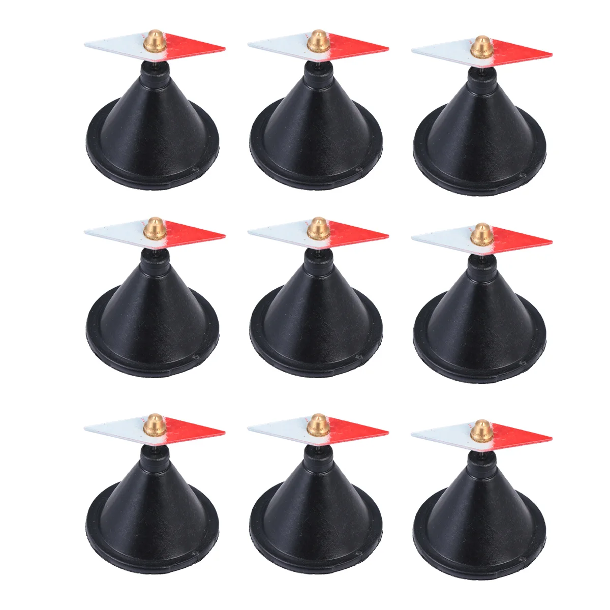 

16pcs Compass Magnetic Needle Small Physics Magnets Laboratory Magnet Diamond Shaped Magnet Needles Wing-Shaped Magnetic Needle