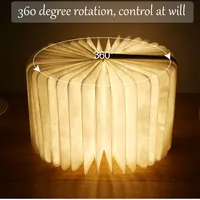 ZK20 LED Night Light Leather 5V USB Rechargeable Foldable Desk Table Lamp 3color Home Decoration Kids Birthday Gifts Festival