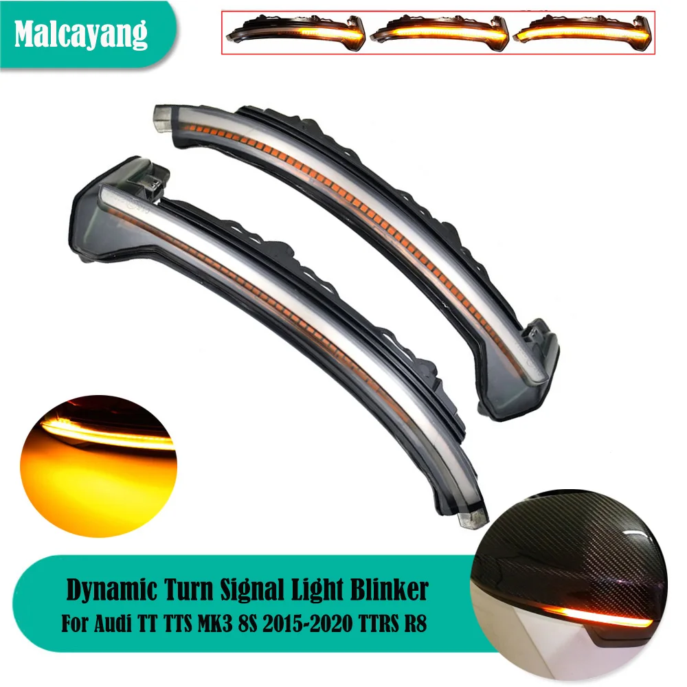 Автомобильные аксессуары для Audi TT TTS MK3 8S TTRS 2015-2020 R8 4S 2016 -2020 боковой MirrorTurn сигнальная лампа мигалка Индикатор светильник Автомобильные аксессуары для Audi TT TTS MK3 8S TTRS 2015-2020 R8 4S 2016 -2020 боковой MirrorTurn сигнальная лампа мигалка Индикатор светильник
