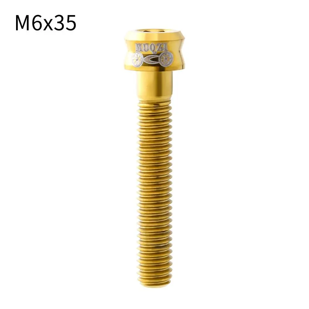 Велосипедный шток M6x30/35 мм верхняя крышка винт ультра-быстрое покрытие из