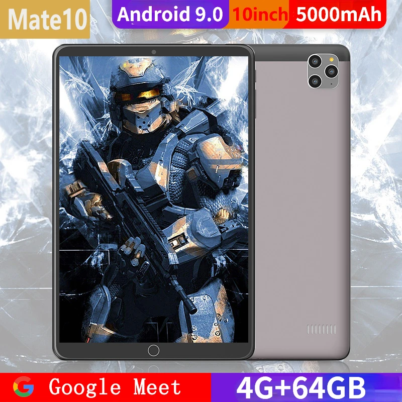 2023 Android 9.0 Tablet 10.1 inch Screen tablets 4G+64GB Dual 4G Sim Card WIFI Phablet Android Tablet PC For Kids