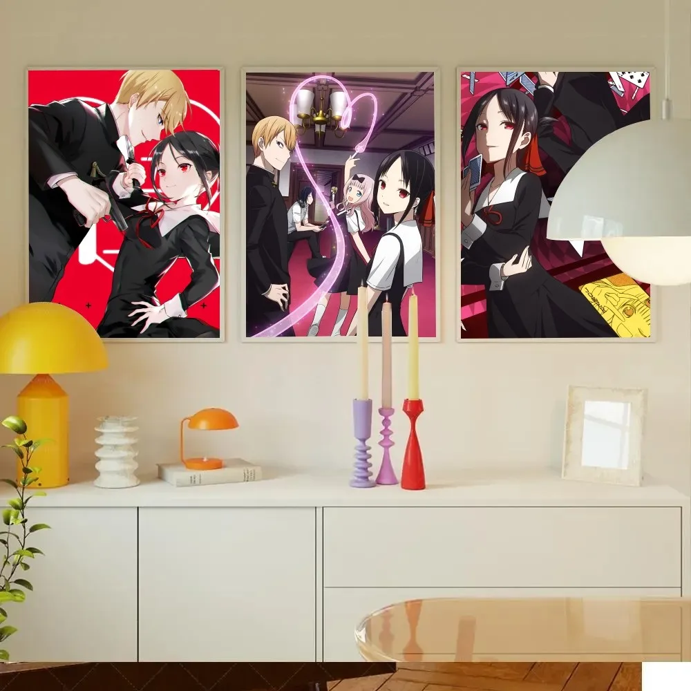 Плакат Аниме K-Kaguya-sama Love Is War бумажный плакат с принтом для дома гостиной спальни