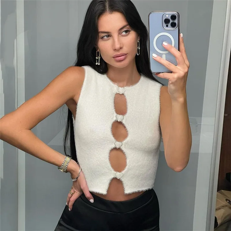 

Y2k Crop Tops Women 2022 Summer Gothic Clothes Fairy Grunge Tanks Camis Femme Aesthetic Accessories Ropa Mujer Festival Clothing