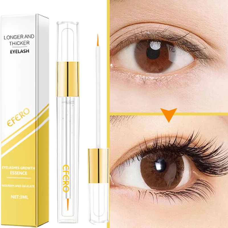 

New Eyelash Growth Serum Lengthening Lashes Longer Fuller Thicker Eyebrows Enhancer Products No Irritation Nourishing Eye Makeup