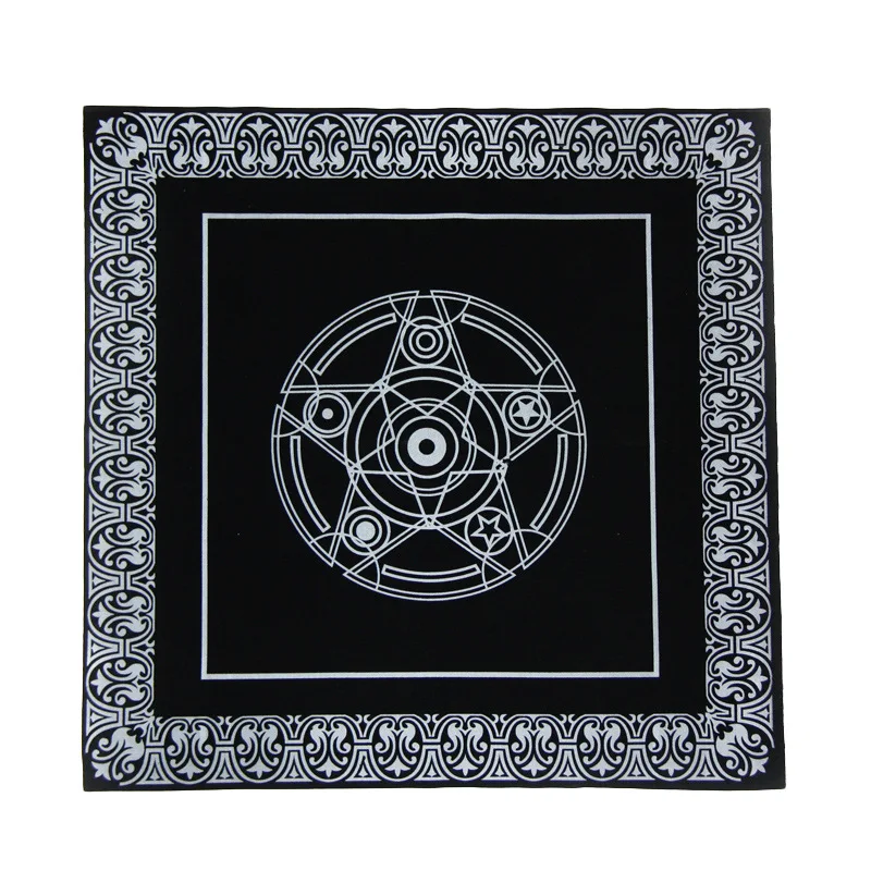 

Tarots Table Cloth Pentacle Tarots Game Tablecloth Board Game Playing Card Mat