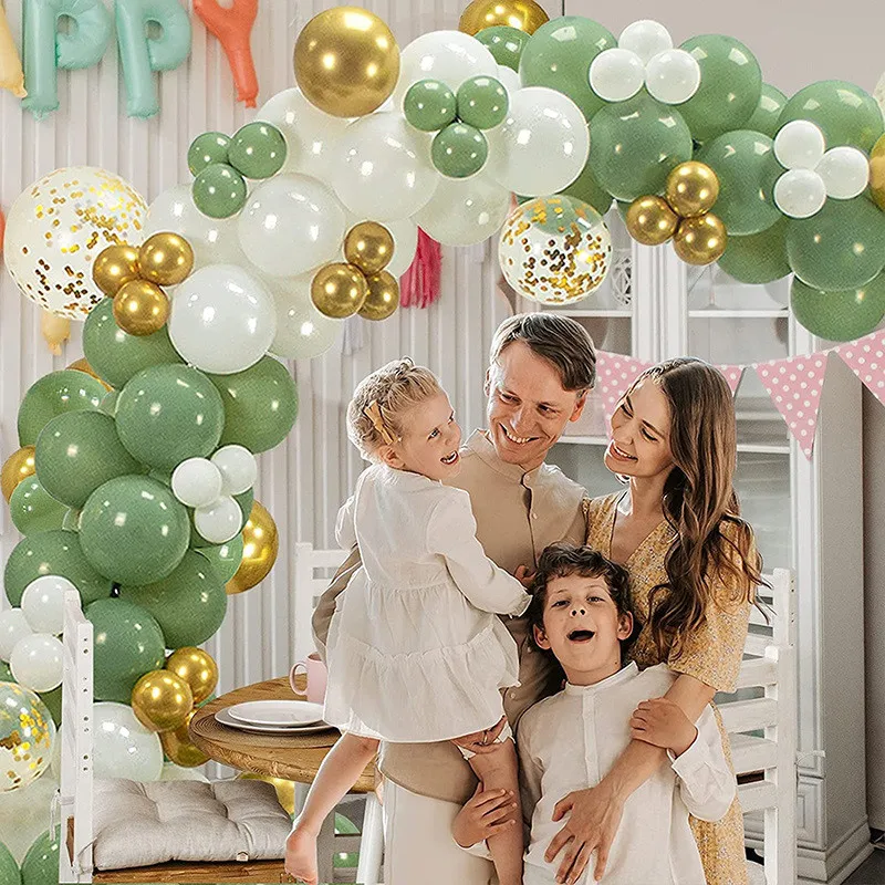 blue balloons garland set arch kit blue silver and white balloons blue birthday decorations wedding party baby shower balloon free global shipping