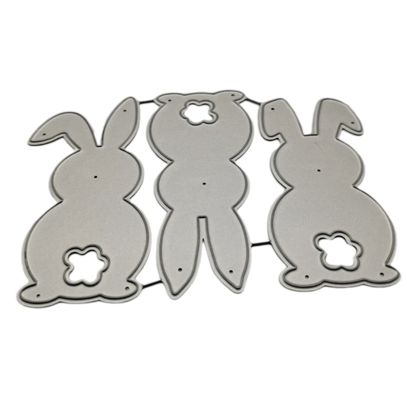 

Easter Bunny Metal Cutting Dies Stencil DIY Scrapbook Album Paper Card Template Dropship