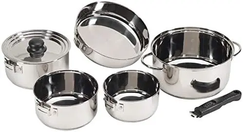 

Duty - Stainless Steel Clad Cook Set (369) Cooking glass pot Aluminium pan Stainless pot Cookware Stainless steel Kitchen access