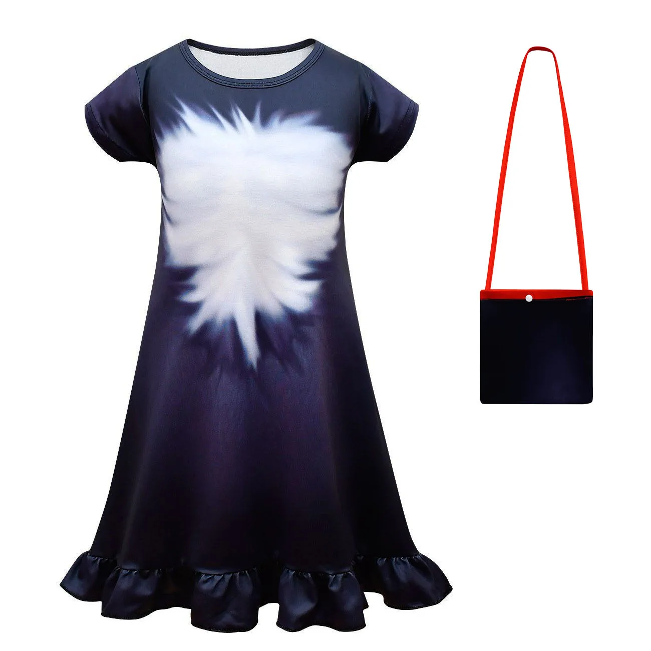 Детское платье с короткими рукавами и в стиле аниме Соник для девочек комплект