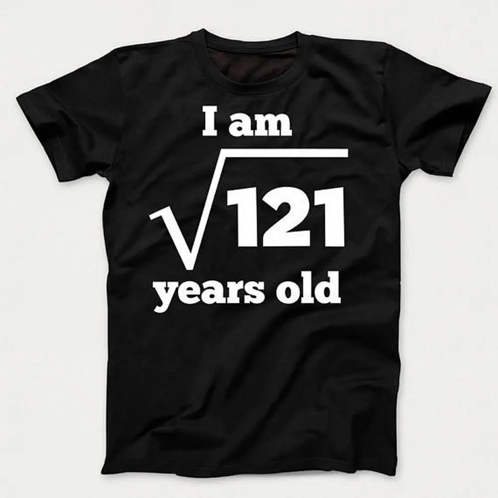 

Забавная рубашка на день рождения 11-квадратная Молодежная Футболка с корнем 11 лет 121