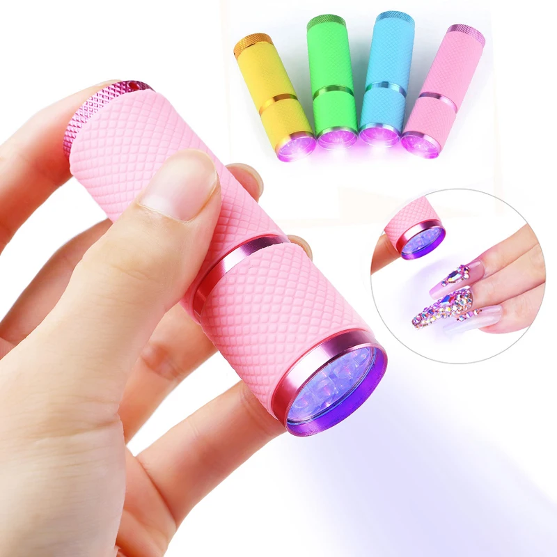 

9 Led UV Flashlight Ultra Violet Torch Light Lamp For Epoxy UV Resin Cure Adhesive Glue Jewelry Equipments Tool lanternas