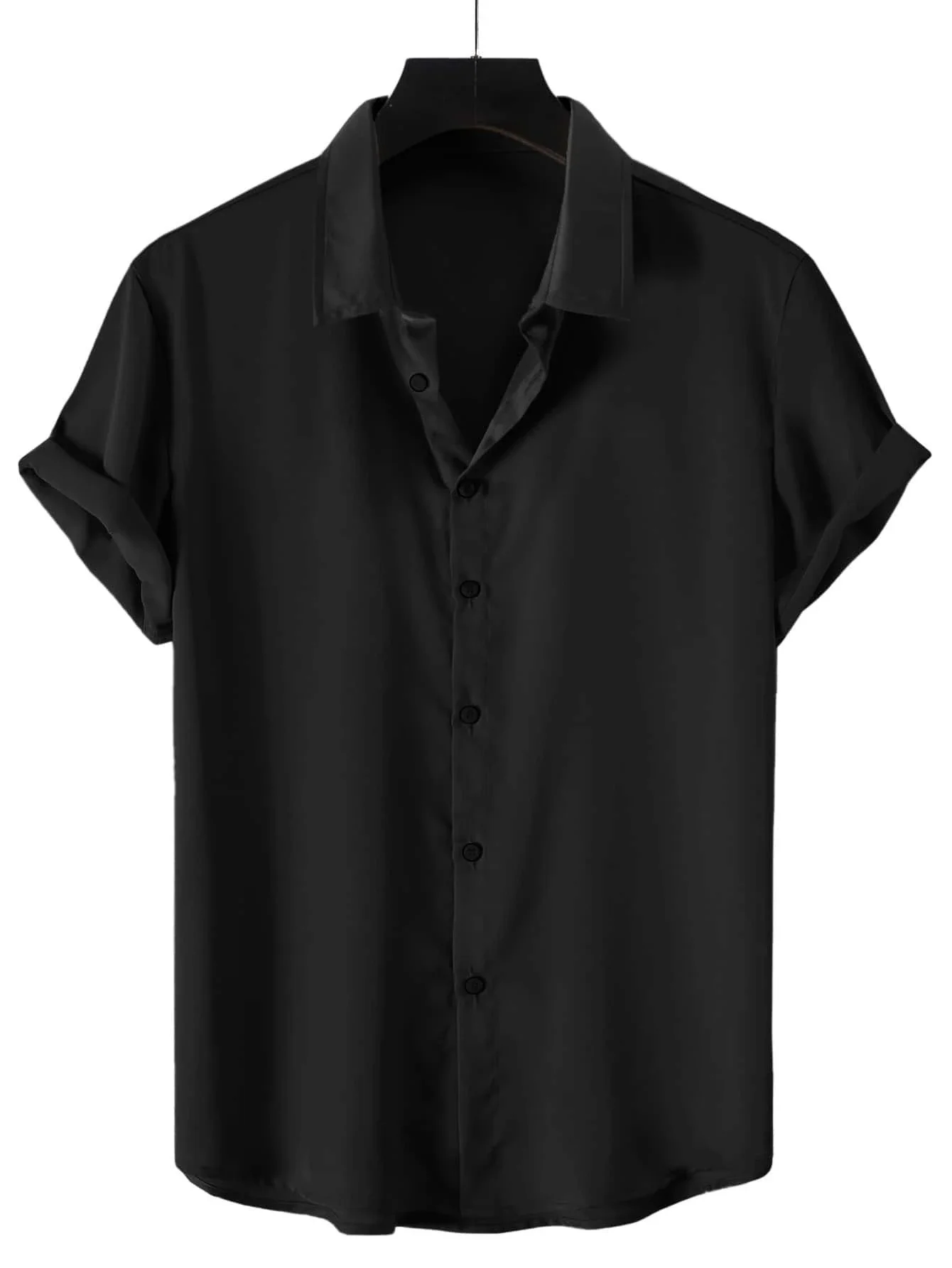 

New Summer Mens Polo Shirt Short Sleeve Streetwear Harajuku Loose Shirts
