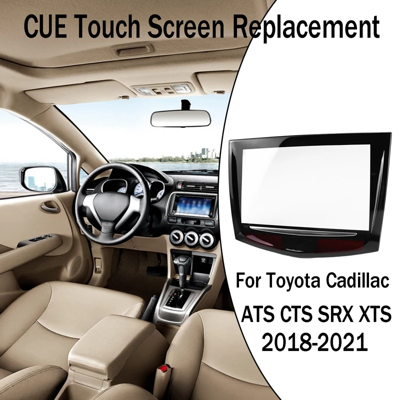 

CUE Touch Screen Replacement Car DVD Audio Radio Multimedia Player GPS Navigation For Cadillac ATS CTS SRX XTS 2018-2021