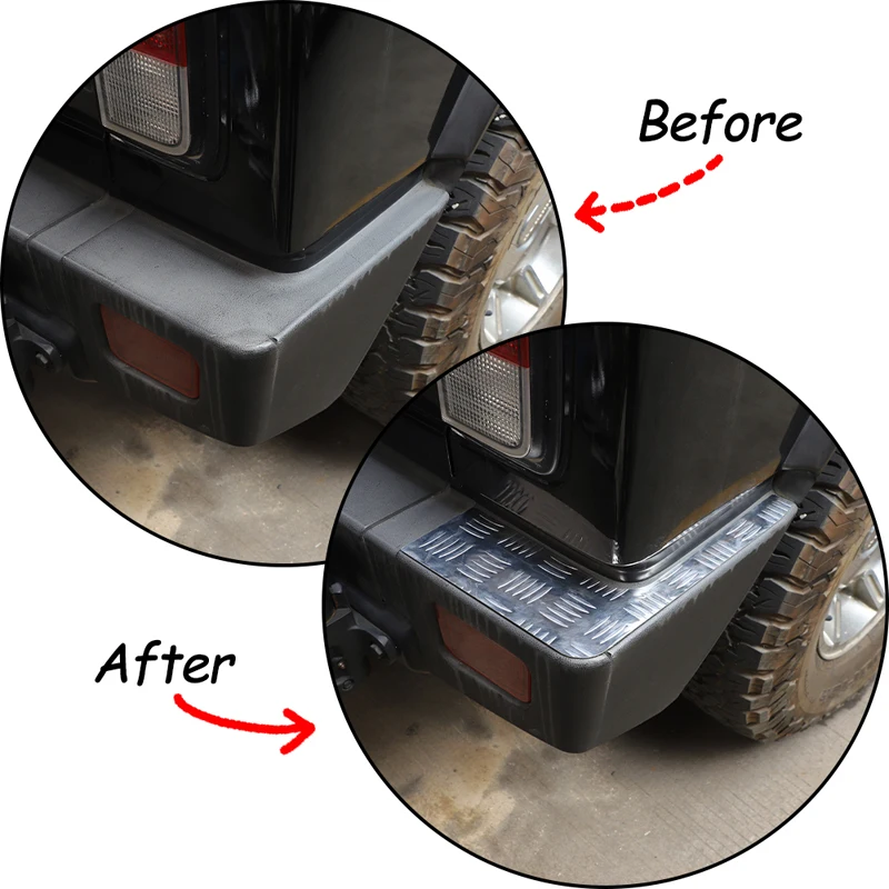 Для Hummer H2 2003-2009 алюминиевый сплав серебристый автомобильный задний бампер