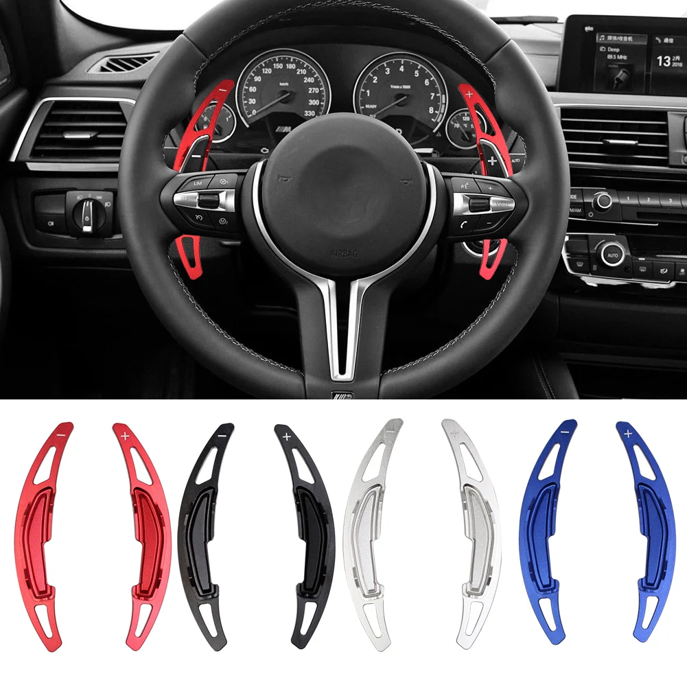 

for BMW M2 M3 M4 M5 X5M X6M F87 F85 F86 F80 F83 F10 M6 F12 Car Steering Wheel Shift Paddle Extension Shifters DSG Gear Stickers