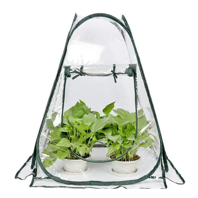 

ПВХ теплый садовый одноуровневый мини-Тепличный чехол для домашних растений Защита от УФ-лучей садовые растения цветы