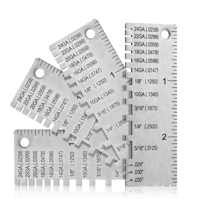 

Thickness Measuring Gauge Stainless Steel Metal Gauge Thickness Measuring Gauge Tools