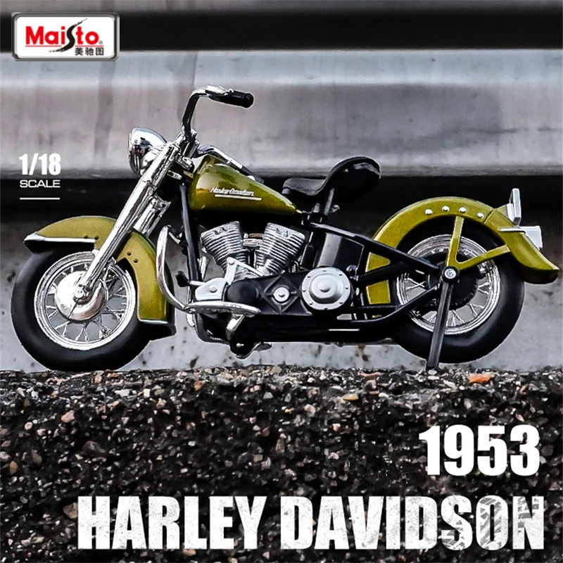 

Maisto 1:18 Harley Davidson 74FL Hydra Glide Alloy Motorcycle Model Simulation Diecast Metal Toy Race Motorcycle Model Kids Gift