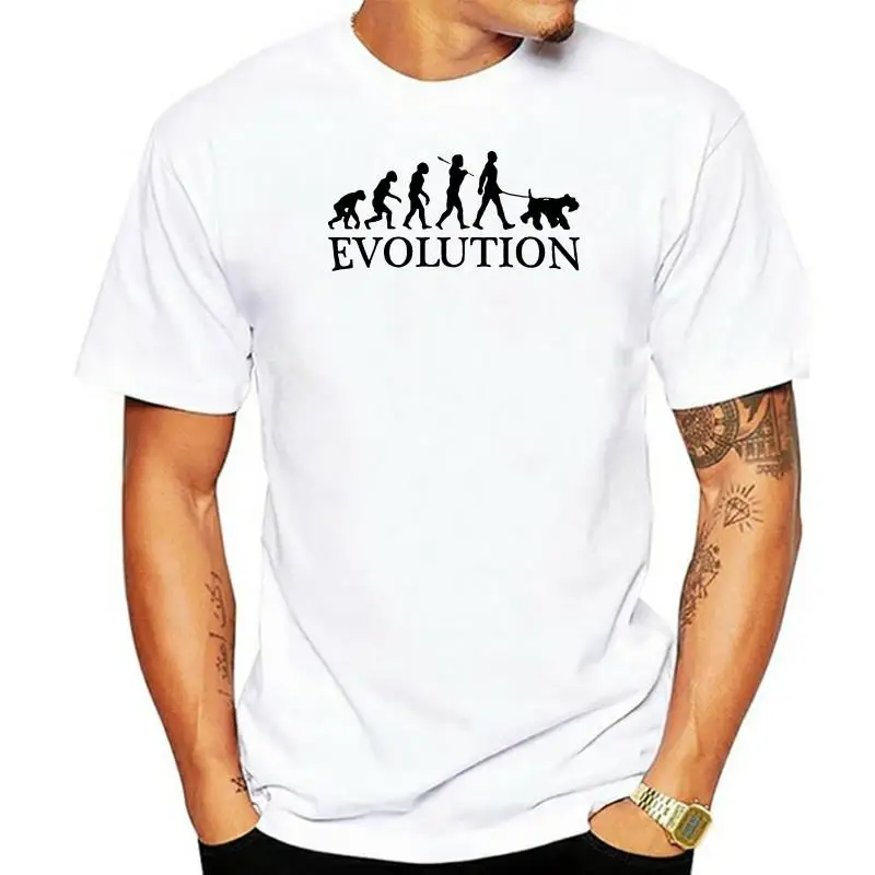 

Giant Schnauzer Evolution Of Fitted Men and Women T Shirt Top