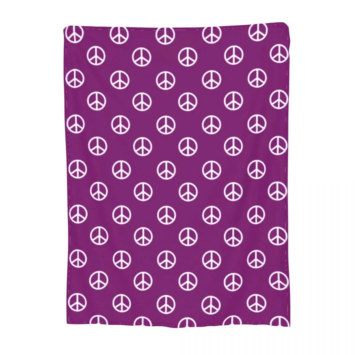 

Белое одеяло мира с символом, супер мягкое одеяло в стиле ретро для сна, модное милое флисовое покрывало