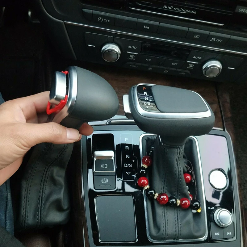 Car Accessories Gearbox Handles Gear Shift Knob Lever Head Gear for audi q5 A4 b8 b6 A6 C7 b7 A7 C6 a5 a3 8l Q7 S5 S6 Q3 Cortex