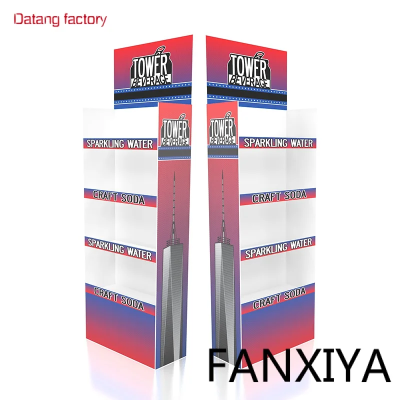 

Розничная полка для супермаркета, поп, стоячий напольный pos-стенд, дисплей для торговой выставки, складные картонные полки, картонная витрин...