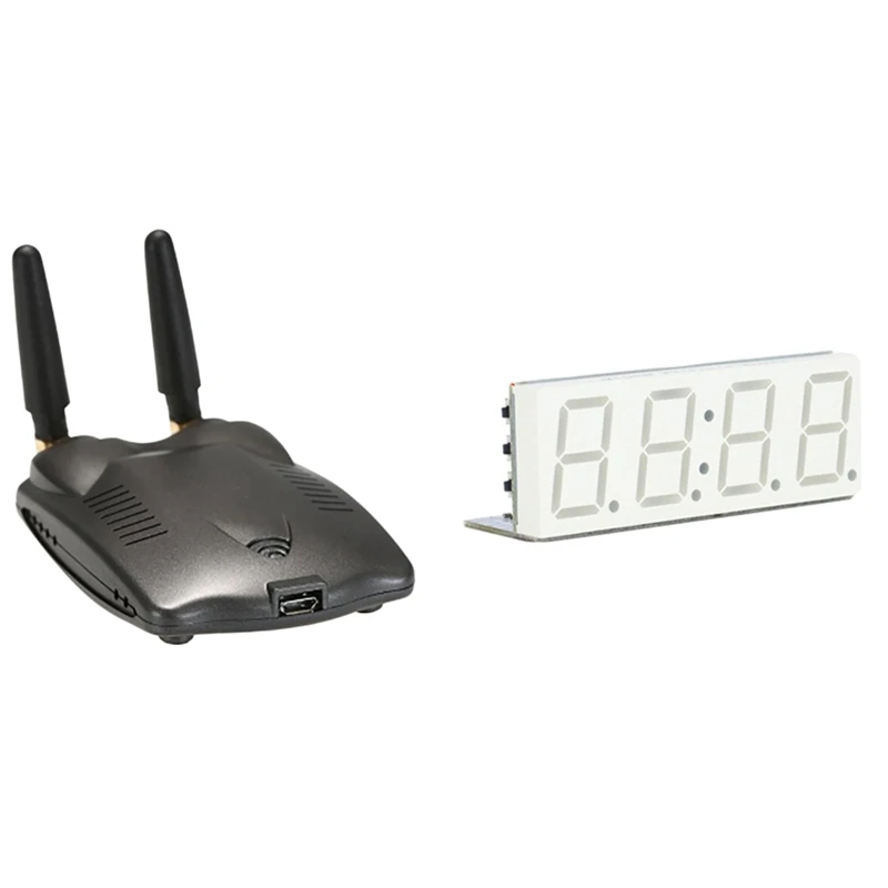 

1 Pcs Home Automation Module,Wireless Gateway RF Bridge & 1 Pcs Wifi Time Service Clock Module Automatic Clock