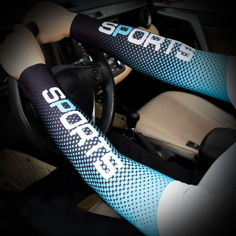 

Summer UV Protection Arm Sleeves Sunshade Breathable Quick Dry Cycling Arm Protection Outdoor Sports Gym Running Arm Warmers