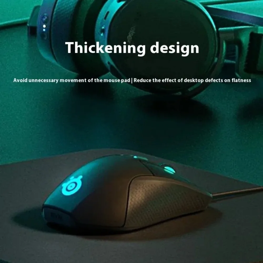 Фото SteelSeries QCK Heavy Gaming Коврик для мыши Настольный коврик FPS Большой игровой коврик для мыши Атмосфера Компьютерный ноутбук Настольный коврик Аксессуары для ПК Подарки №5