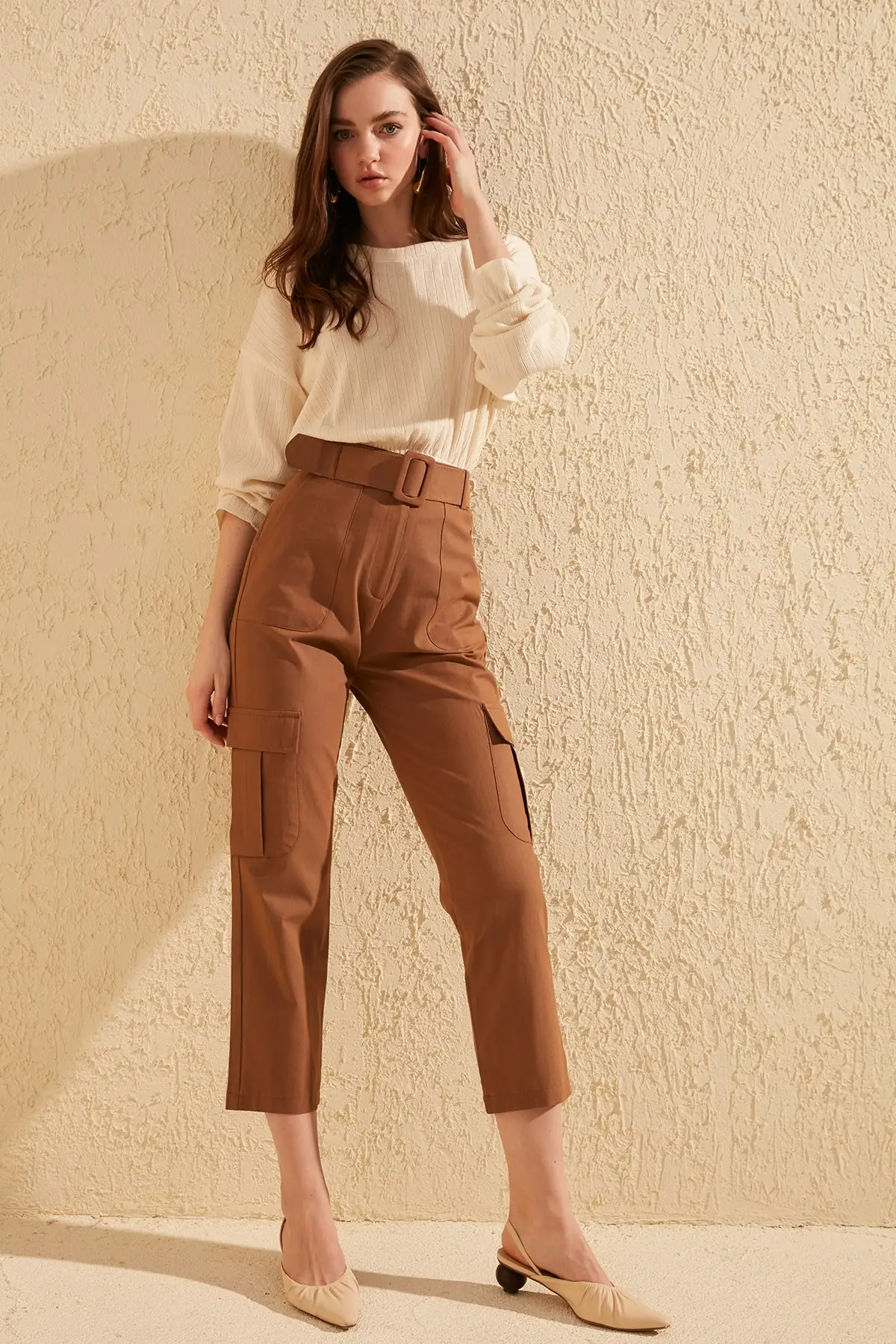 Брюки с поясом TWOSS20PL0006|Брюки| |