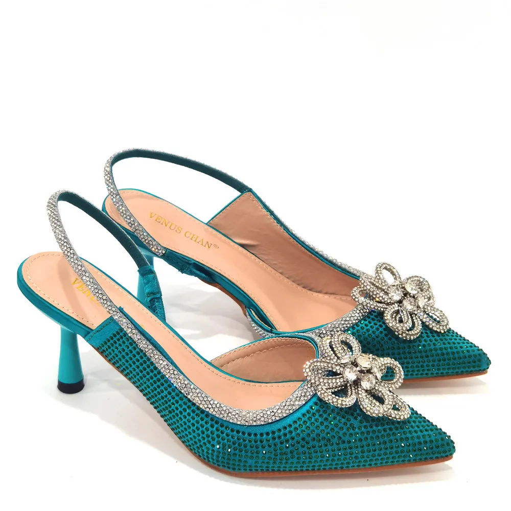 2022 African Woman Shoes and Bag Women Shoes and Bags To Match Set Italy Women Shoes and Bag Slip on Women Party Pumps