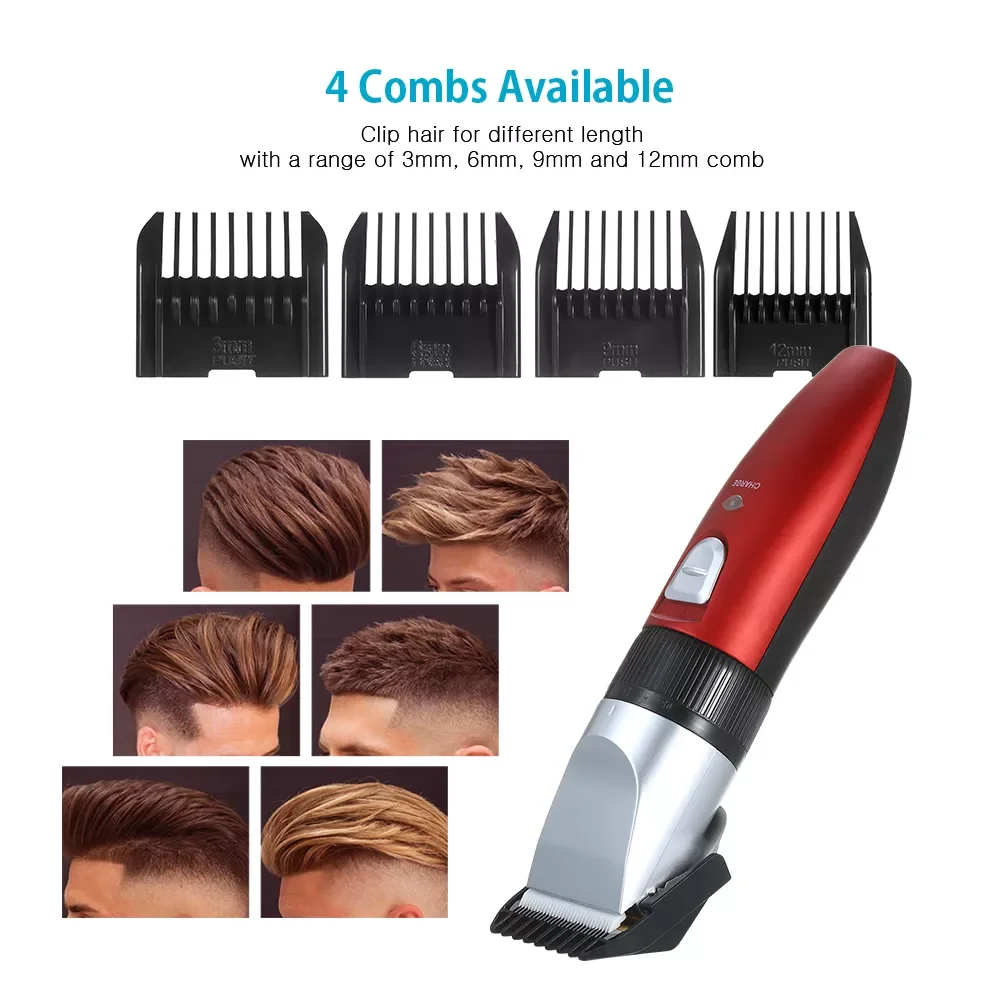 

Профессиональная машинка для стрижки волос NEW2023, мужской беспроводной триммер с низким уровнем шума, уход за волосами